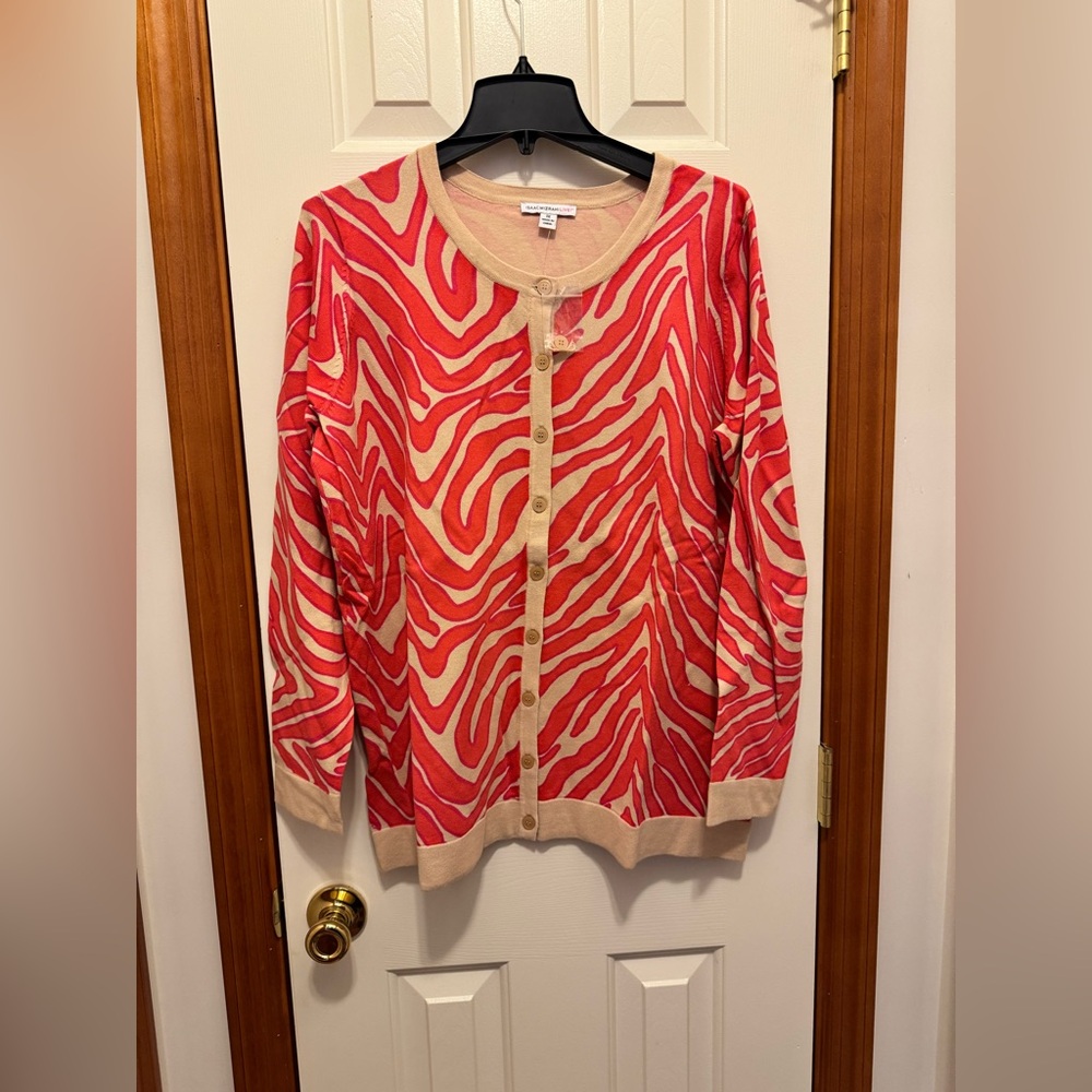 Isaac Mizrahi cardigan sweater 1x BRAND NEW!